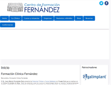 Tablet Screenshot of formacionfernandez.com